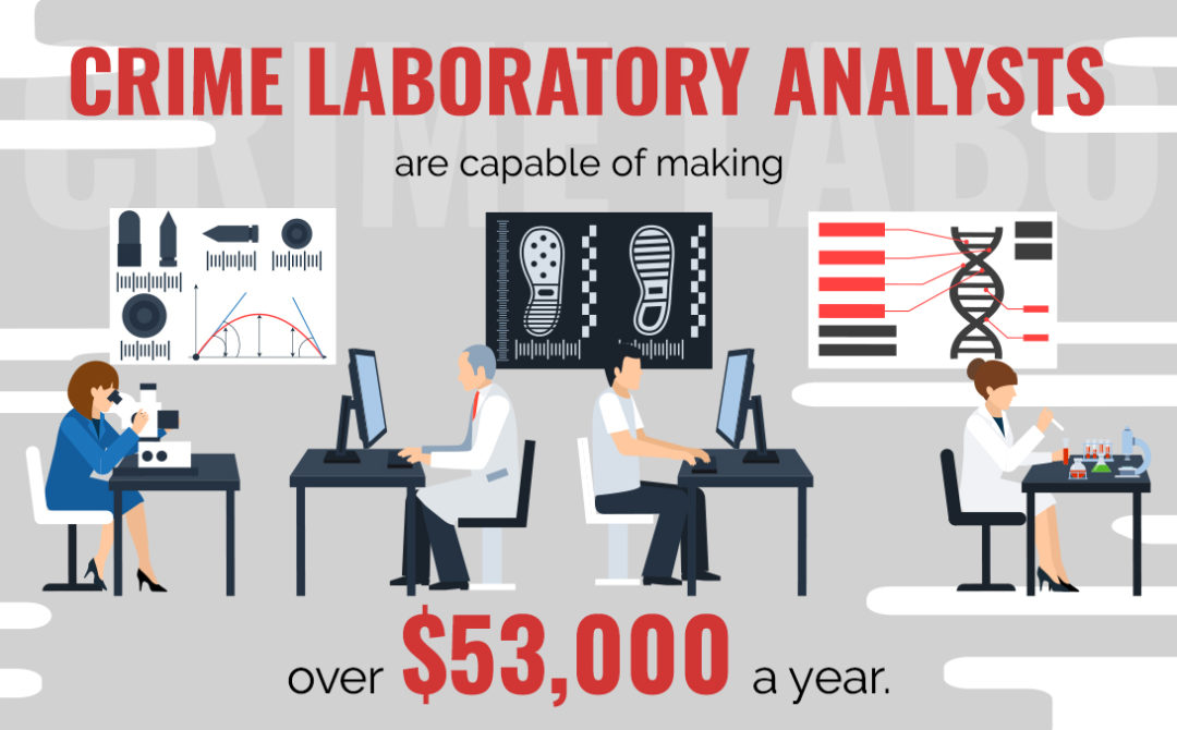 Crime laboratory analysts